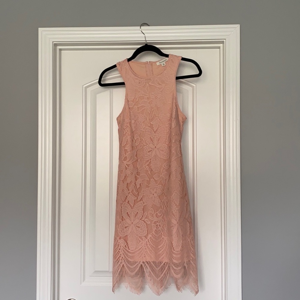 Francesca’s XS Summer Mini Dress in Salmon Color